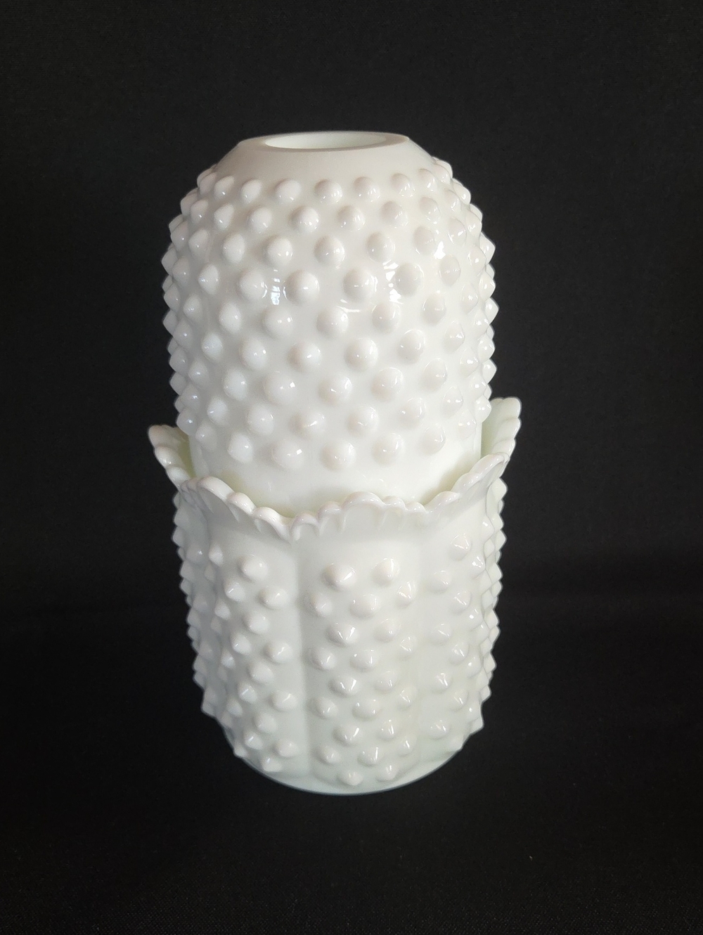 Fenton Fairylamp Milkglass